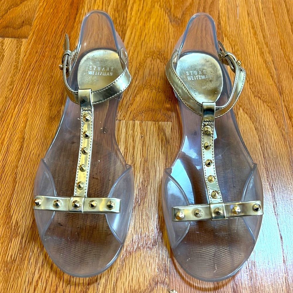 Stuart Weitzman jelly sandals